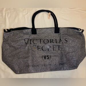 Victoria's Secret Silver Tote Bag NWT